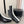 CC Métiers d'Art 2026 Short Boots Black Croc-Embossed Calfskin Patent Leather 929456
