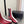 CC Métiers d'Art 2026 Short Boots Red Croc-Embossed Calfskin Leather 929457
