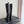 CC 26 High Boots Black Croc-Embossed Patent Calfskin 929459