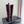 CC 26 High Boots Burgundy Croc-Embossed Patent Calfskin 929460