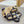 HM Birkin Cargo 25CM Handbag Black Beige Swift Canvas