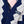 Miu Argyle Cardigan Blue Navy Wool 799747