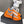 Prad America's Cup Logo Tag Sneakers Orange Soft Rubber & Bike Fabric 951914