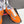 Prad America's Cup Logo Tag Sneakers Orange Soft Rubber & Bike Fabric 951914