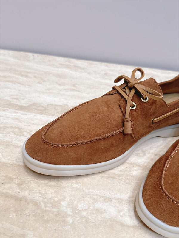 LP Sea-Sail Walk Boat Shoes Brown Suede 954499