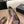 CC Square-Toe Ballet Flats Beige Black Lambskin 961516