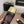 CC Square-Toe Mary Jane Flats Black Gold Lambskin 961513