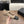 CC Square-Toe Mary Jane Flats Beige Black Lambskin 961512