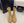 CC Mid-Calf Boots 4CM Gold Chain Charm Camel Knit Suede 961504