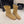 CC Mid-Calf Boots 4CM Gold Chain Charm Camel Knit Suede 961504