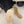 CC Mid-Calf Boots 4CM Gold Chain Charm Camel Knit Suede 961504
