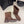 CC Mid-Calf Boots 4CM Gold Chain Charm Brown Knit Suede 961503