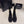 CC Mid-Calf Boots 4CM Gold Chain Charm Black Suede 961499