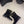CC Mid-Calf Boots 4CM Gold Chain Charm Black Suede 961499