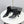 CC 26s Pointed-Toe Stiletto Ankle Boots Black Sheepskin Mesh 972790