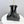 CC Mid-Calf Boots Pearl Ball Heel Bow Black Leather 972798