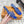 LV 6AM Mules Kitten Heel Blue Monogram Mesh 979715