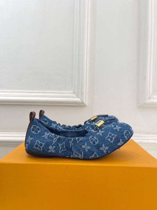 LV Nolita Ballerina Monogram Blue Denim 979547