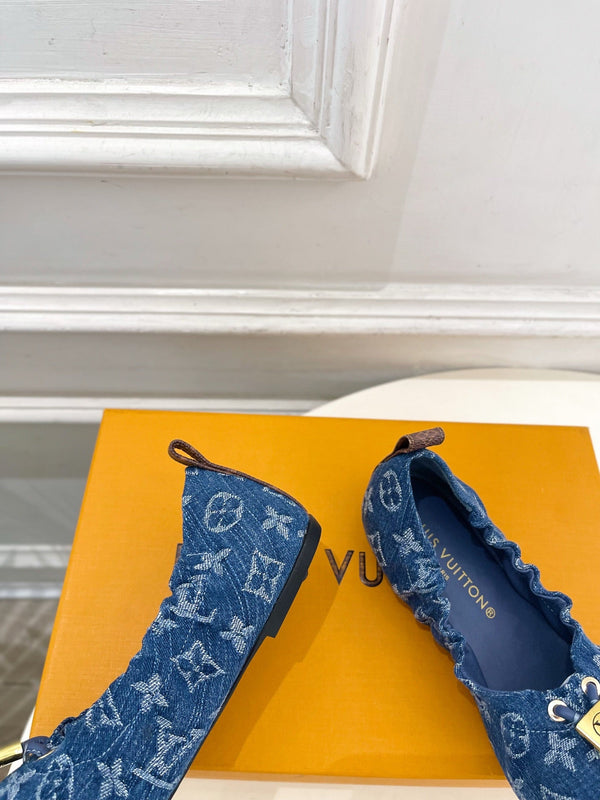 LV Nolita Ballerina Monogram Blue Denim 979547