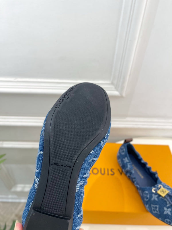 LV Nolita Ballerina Monogram Blue Denim 979547