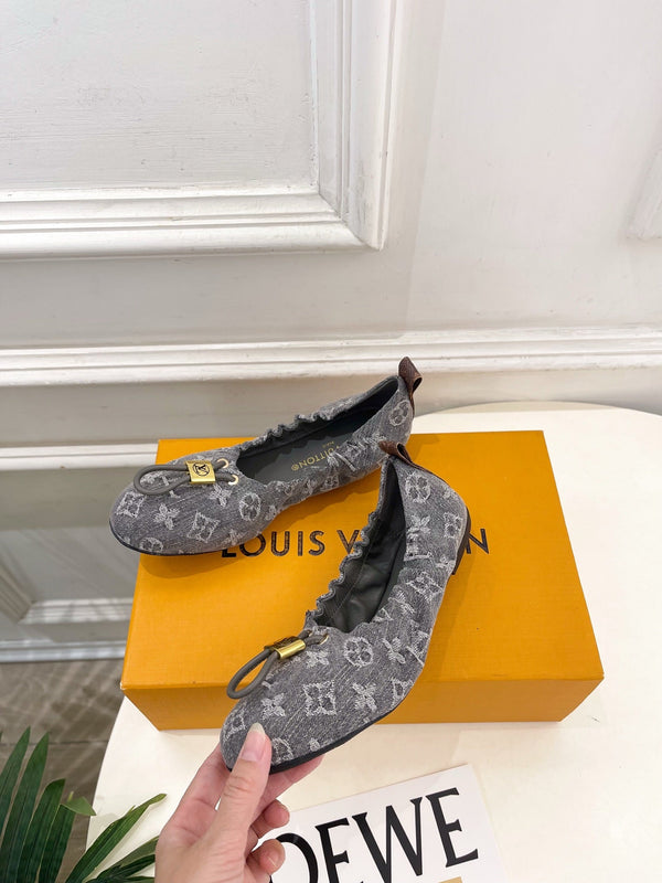 LV Nolita Ballerina Monogram Grey Denim 979546