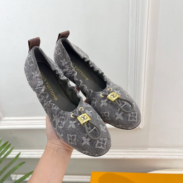 LV Nolita Ballerina Monogram Grey Denim 979546