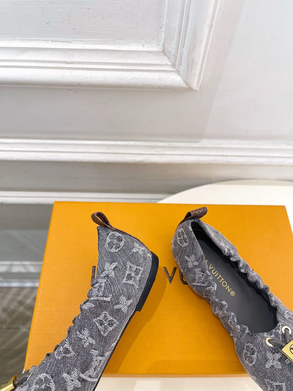 LV Nolita Ballerina Monogram Grey Denim 979546