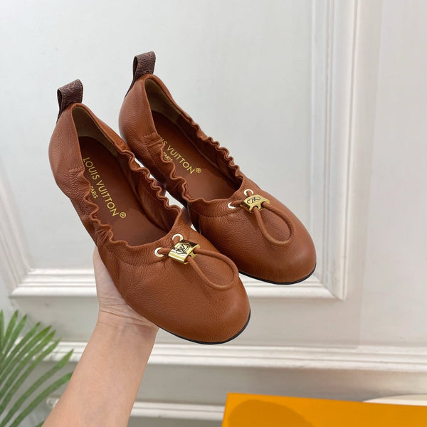 LV Nolita Ballerina Monogram Brown Leather 979544