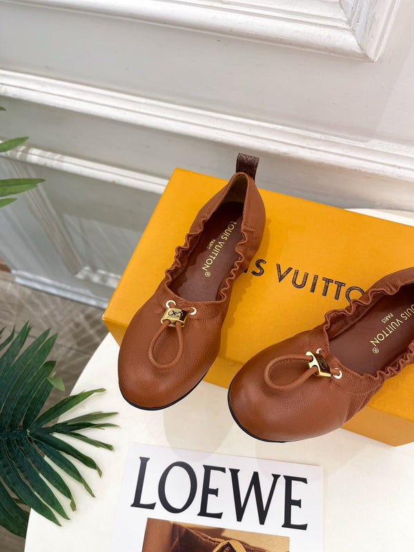 LV Nolita Ballerina Monogram Brown Leather 979544