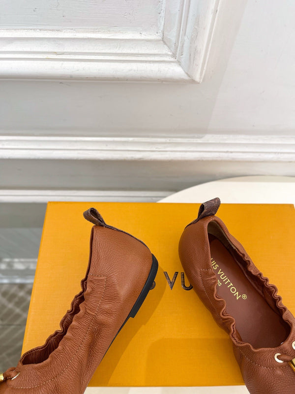 LV Nolita Ballerina Monogram Brown Leather 979544