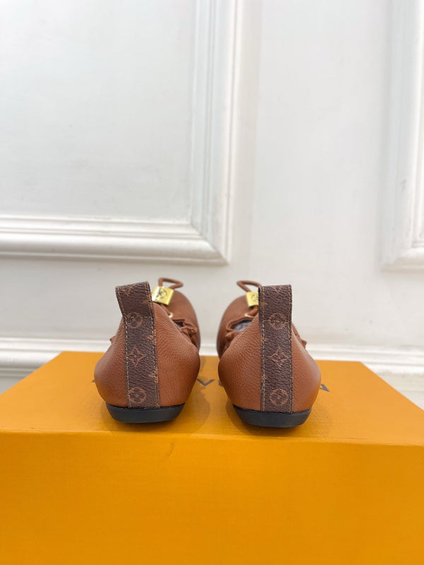 LV Nolita Ballerina Monogram Brown Leather 979544