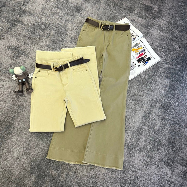 LV High-Waisted Flared Denim 420087
