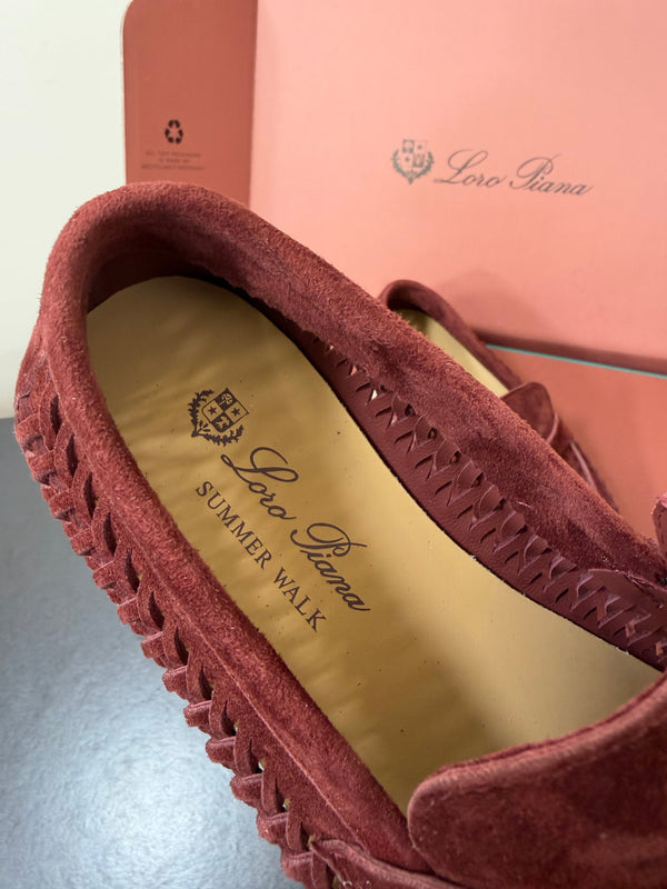 LP Summer Charms Walk Loafers Burgundy Suede 984720