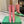 BLC Cagole Knee-High Boots 9.5cm Pink Leather 985498