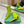 BLC Cagole Mid-Calf Boots 9.5cm Neon Green Leather 985485
