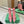 BLC Cagole Mid-Calf Boots 9.5cm Pink Leather 985483