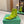 BLC Cagole Mid-Calf Boots 5cm Neon Green Leather 985476