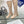 CD Lace Knee-High Boots 3.5Cm Beige Lace Suede 981810