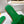 LV Flat Mule Sandals Green Fur Gold LV Medallion 997726