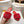 LV Flat Mule Sandals Red Fur Gold LV Medallion 997720