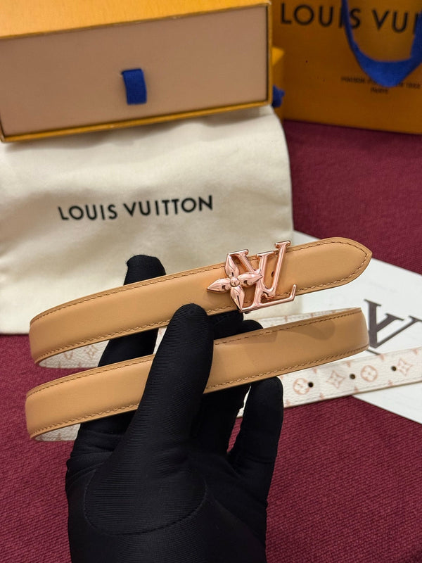LV Bloom Reversible Belt 20mm Monogram Calfskin 215152