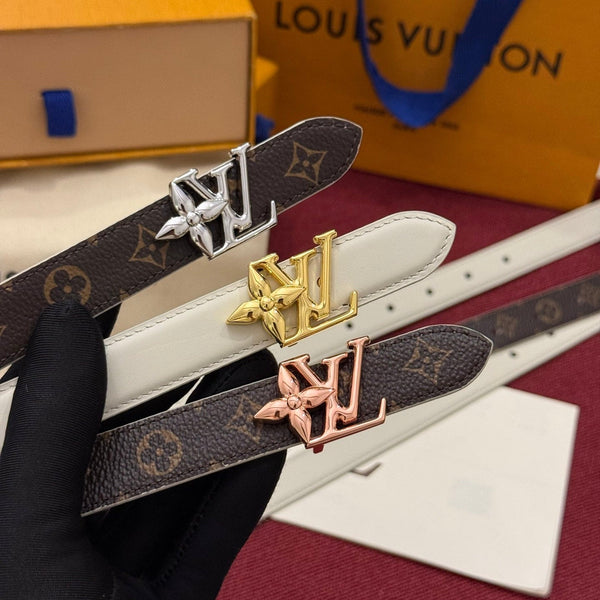 LV Bloom Reversible Belt 20mm Monogram Calfskin 215150