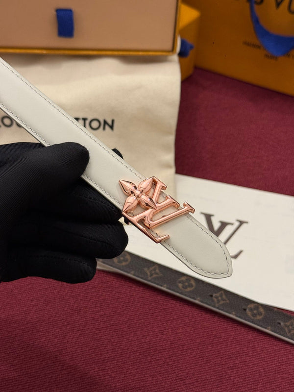 LV Bloom Reversible Belt 20mm Monogram Calfskin 215150