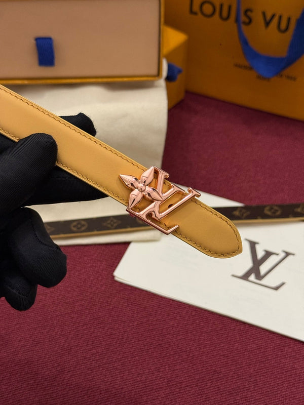 LV Bloom Reversible Belt 20mm Monogram Calfskin 215148