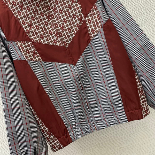 LV Checkered Track Jacket & Pants Set 416643
