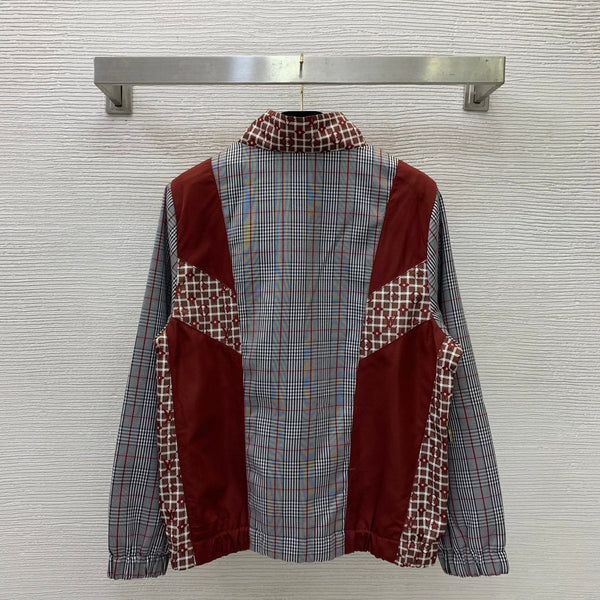LV Checkered Track Jacket & Pants Set 416643
