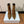 BM 26S Pointed-Toe Boots 10.5cm Gold Logo Buttons Tan Suede & Embossed Leather 111355