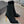 BM 26S Moneta Monogram Lace-Up Boots Peep-Toe Black Knit 111315
