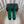 BM 26S Moneta Monogram Lace-Up Boots Peep-Toe Dark Green Knit 111311