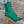 BM 26S Moneta Monogram Lace-Up Boots Peep-Toe Dark Green Knit 111311
